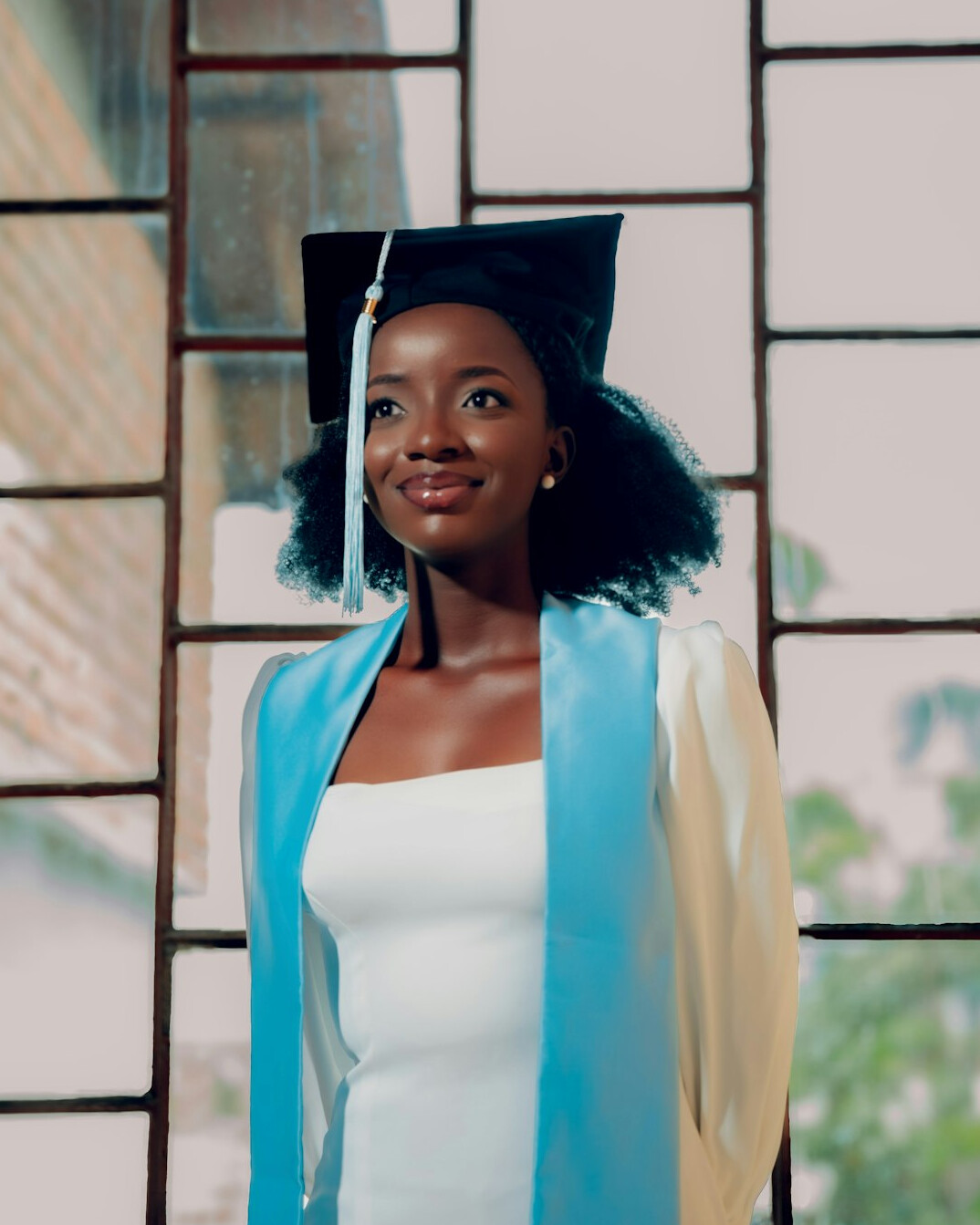 successful student celebrating